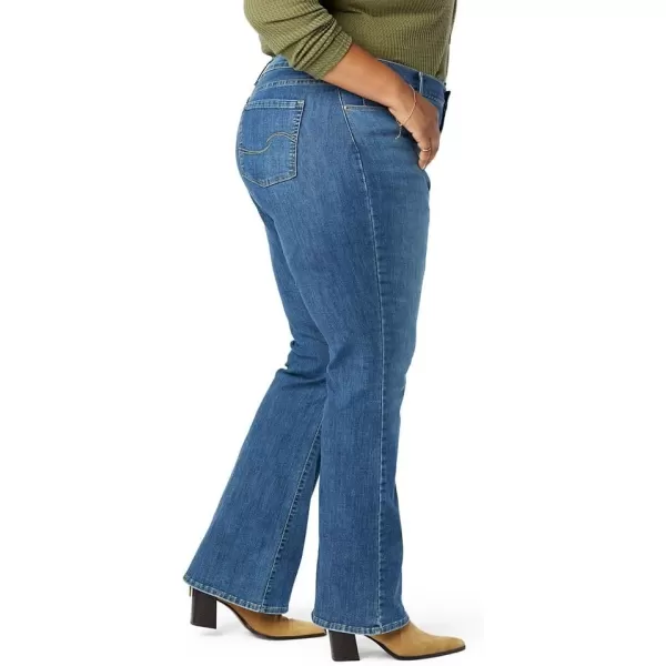 imageSignature by Levi Strauss ampamp Co Gold Womens Totally Shaping Flare Jean Standard and PlusDark Canyon 5d