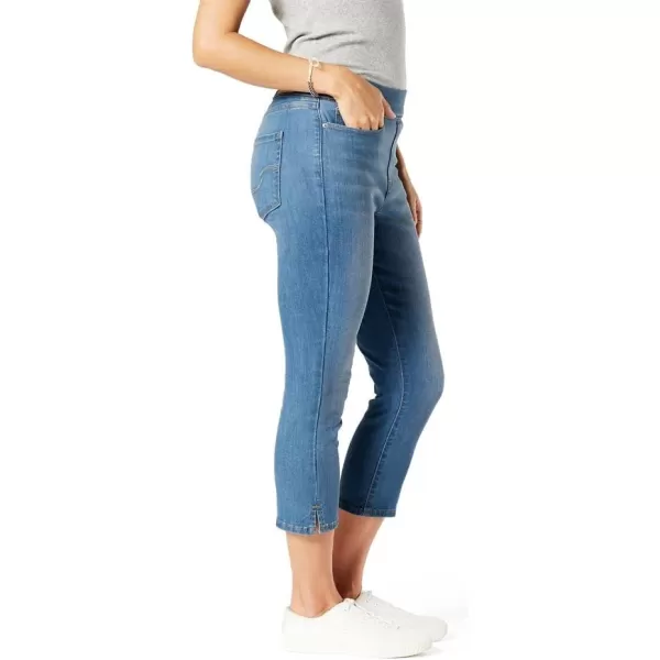 imageSignature by Levi Strauss ampamp Co Gold Womens Totally Shaping Pull On Capri Also Available in Plus SizeGold Point