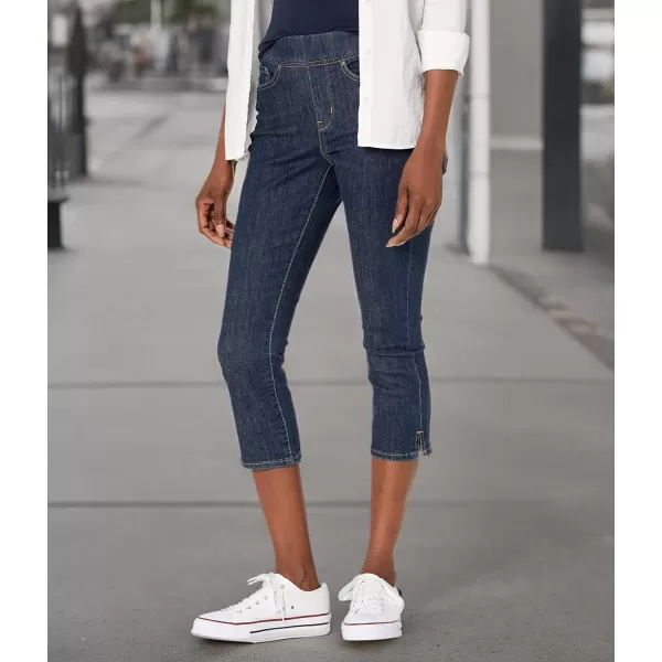 imageSignature by Levi Strauss ampamp Co Gold Womens Totally Shaping Pull On Capri Also Available in Plus SizeIndigo Rinse