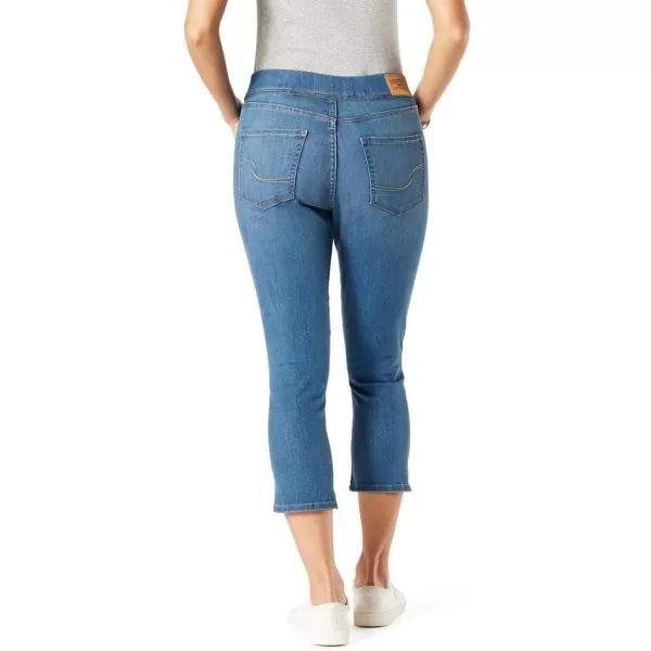 imageSignature by Levi Strauss ampamp Co Gold Womens Totally Shaping Pull On Capri Also Available in Plus SizeMedium Indigo