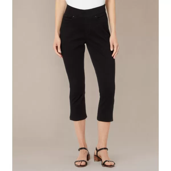 imageSignature by Levi Strauss ampamp Co Gold Womens Totally Shaping Pull On Capri Also Available in Plus SizeNoir