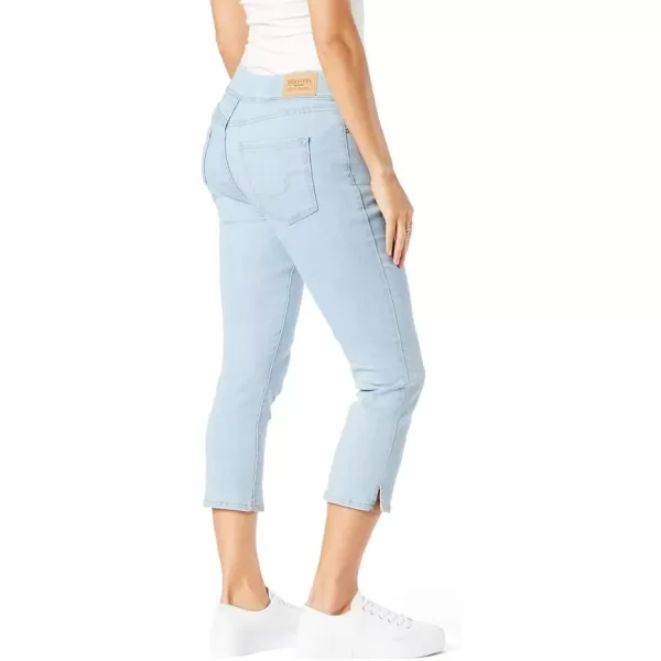 imageSignature by Levi Strauss ampamp Co Gold Womens Totally Shaping Pull On Capri Also Available in Plus SizePhantom Bluff