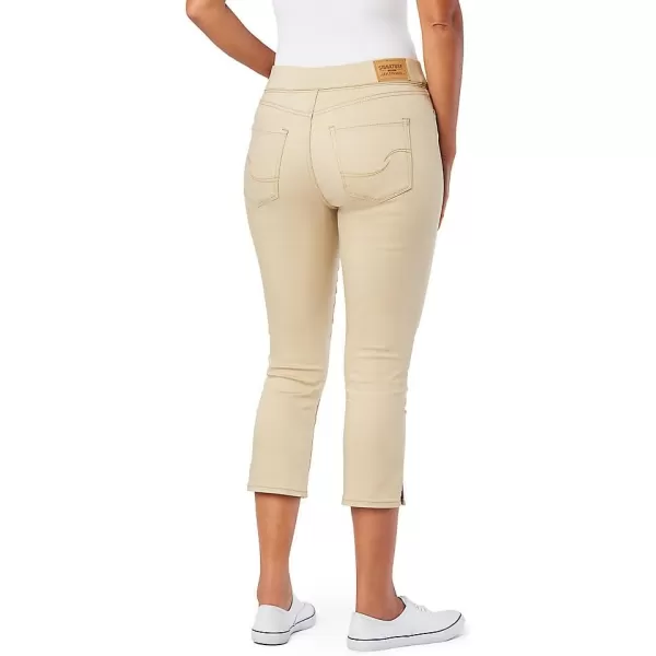 imageSignature by Levi Strauss ampamp Co Gold Womens Totally Shaping Pull On Capri Also Available in Plus SizeSafari