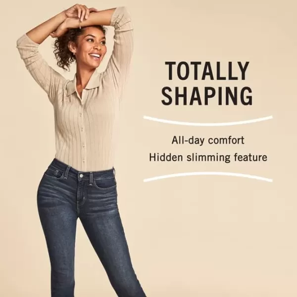 imageSignature by Levi Strauss ampamp Co Gold Womens Totally Shaping Pull on Bermuda Shorts Available in Plus SizeBae