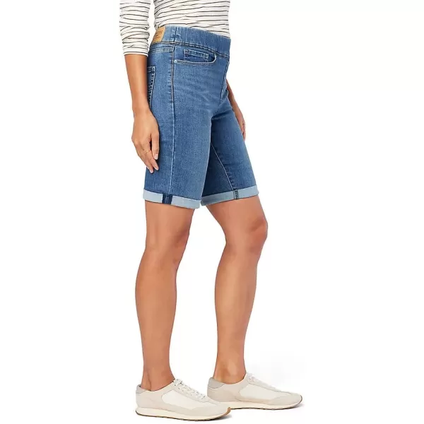 imageSignature by Levi Strauss ampamp Co Gold Womens Totally Shaping Pull on Bermuda Shorts Available in Plus SizeNew Out of Town