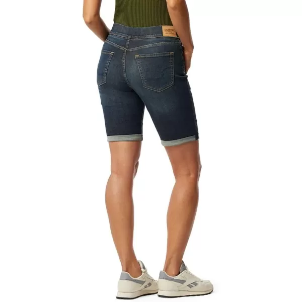 imageSignature by Levi Strauss ampamp Co Gold Womens Totally Shaping Pull on Bermuda Shorts Available in Plus SizeSea and Sky