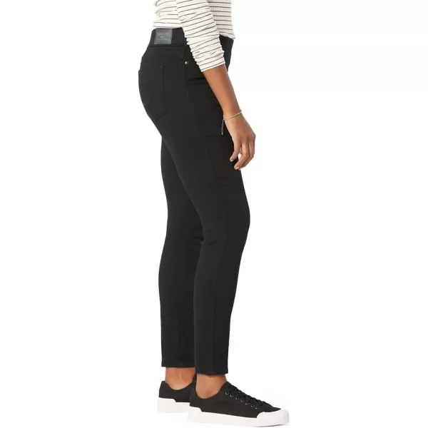 imageSignature by Levi Strauss ampamp Co Gold Womens Totally Shaping Pullon Skinny Jeans Available in Plus SizeBlack Opal