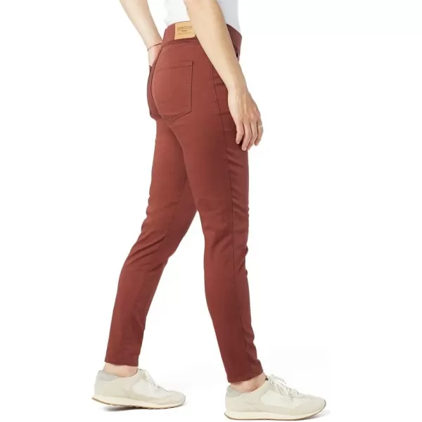 imageSignature by Levi Strauss ampamp Co Gold Womens Totally Shaping Pullon Skinny Jeans Available in Plus SizeCherry Mahogany