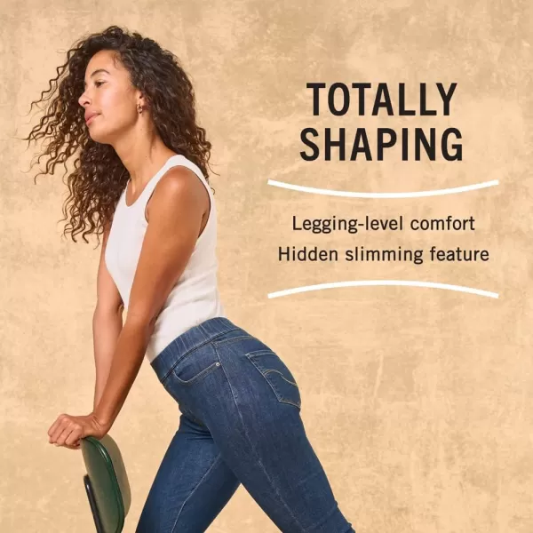 imageSignature by Levi Strauss ampamp Co Gold Womens Totally Shaping Pullon Skinny Jeans Available in Plus SizeDeep Lichen Green