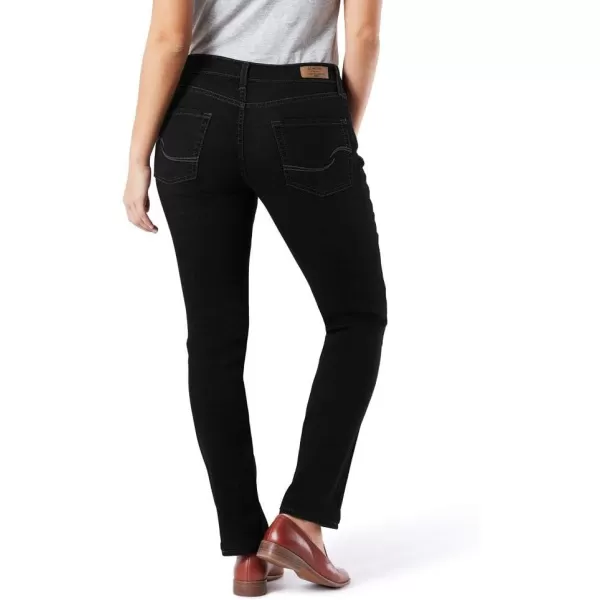 imageSignature by Levi Strauss ampamp Co Womens Modern Straight JeansNoir Gold