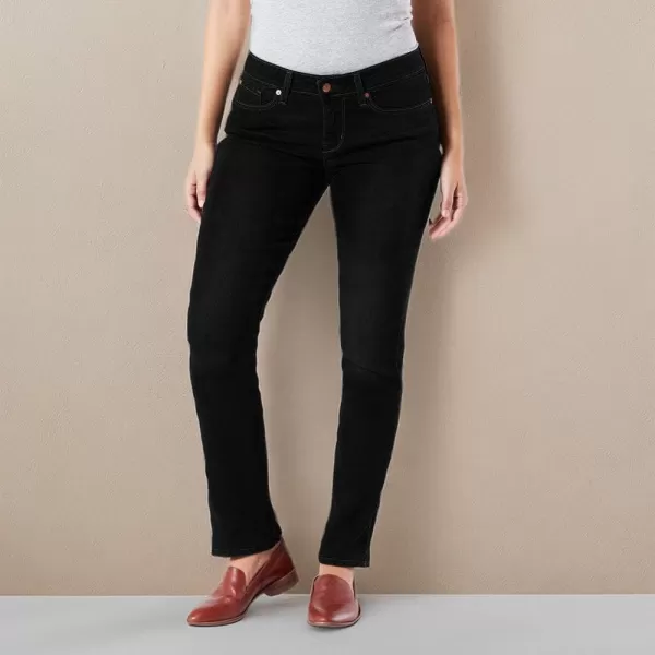 imageSignature by Levi Strauss ampamp Co Womens Modern Straight JeansNoir Gold