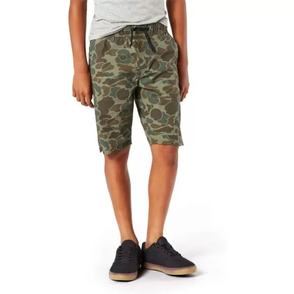 imageSignature by Levi Strauss ampamp Co Gold Boys Easy Pullon Flat Front ShortsLeopard Camo