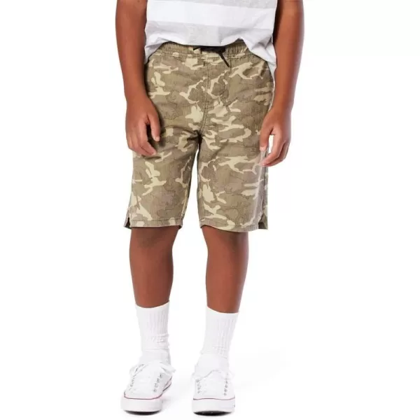 imageSignature by Levi Strauss ampamp Co Gold Boys Easy Pullon Flat Front ShortsVintage Camo Olive