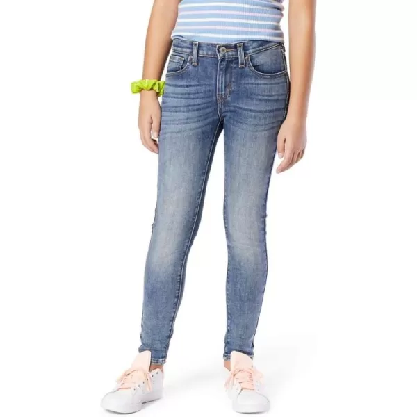 imageSignature by Levi Strauss ampamp Co Gold Girls Super Skinny JeansGlossy Blue