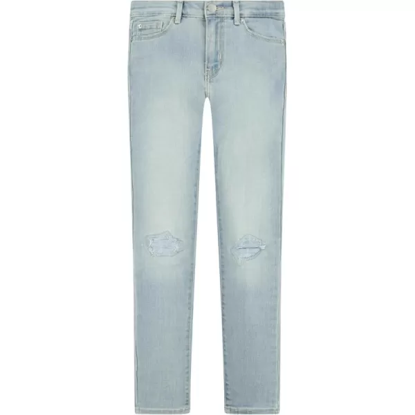 imageSignature by Levi Strauss ampamp Co Gold Girls Super Skinny JeansOne Wish Destructed