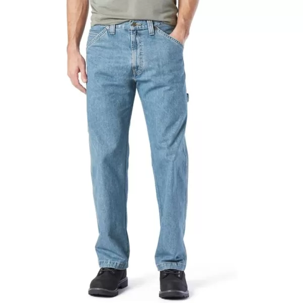imageSignature by Levi Strauss ampamp Co Gold Mens Carpenter JeansLight Indigo