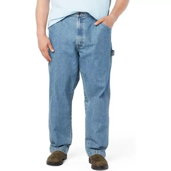 imageSignature by Levi Strauss ampamp Co Gold Mens Carpenter JeansSignature Light Indigowaterless