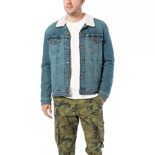 imageSignature by Levi Strauss ampamp Co Gold Mens Signature Sherpa Lined Trucker JacketJohnny