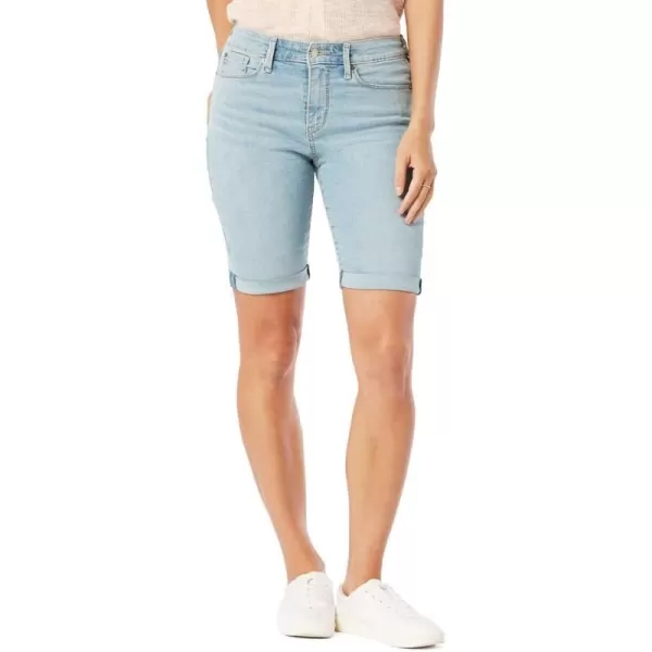 imageSignature by Levi Strauss ampamp Co Gold Womens MidRise Bermuda Shorts Also Available in PlusCrystal Star