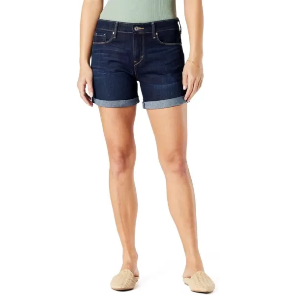 imageSignature by Levi Strauss ampamp Co Gold Womens MidRise Shorts Available in Plus SizeStormy Sky Original