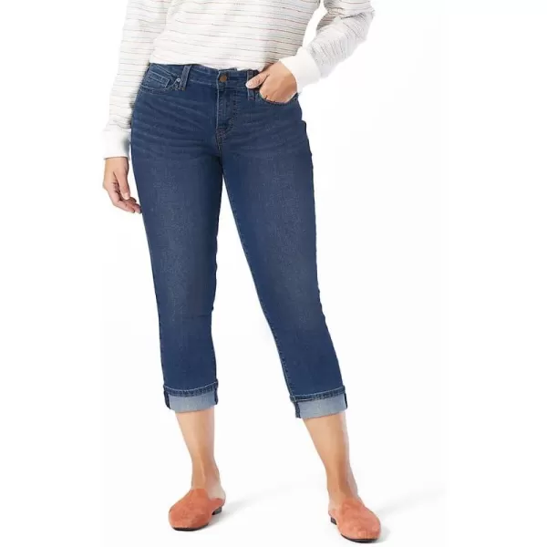 imageSignature by Levi Strauss ampamp Co Gold Womens MidRise Slim Fit Capris Available in Plus SizeOver the Moon