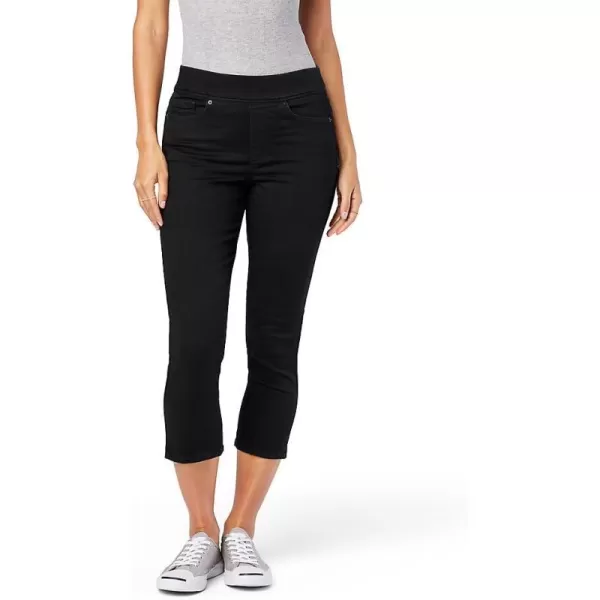 imageSignature by Levi Strauss ampamp Co Gold Womens Totally Shaping Pull On Capri Also Available in Plus SizeNoir