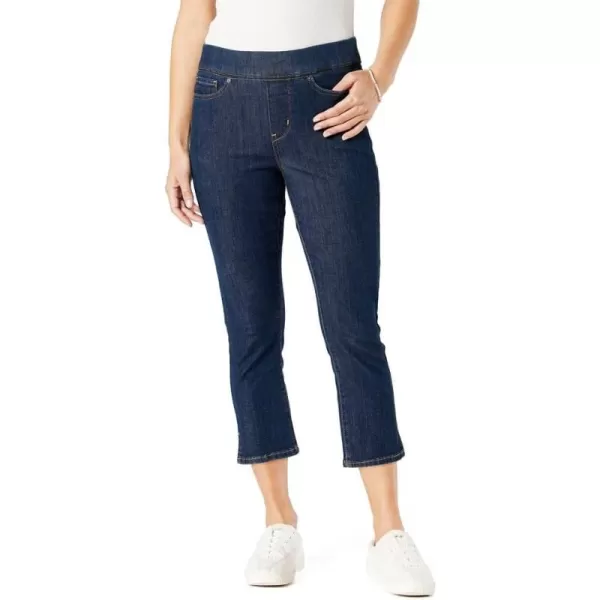 imageSignature by Levi Strauss ampamp Co Gold Womens Totally Shaping Pull On Capri Also Available in Plus SizePalm Gardens