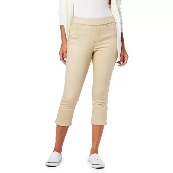 imageSignature by Levi Strauss ampamp Co Gold Womens Totally Shaping Pull On Capri Also Available in Plus SizeSafari