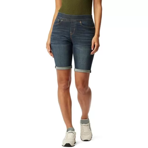 imageSignature by Levi Strauss ampamp Co Gold Womens Totally Shaping Pull on Bermuda Shorts Available in Plus SizeSea and Sky