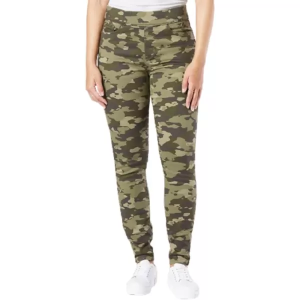 imageSignature by Levi Strauss ampamp Co Gold Womens Totally Shaping Pullon Skinny Jeans Available in Plus SizeCedarview Camo Khaki Green