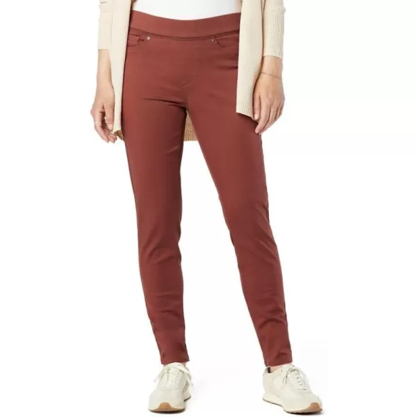 imageSignature by Levi Strauss ampamp Co Gold Womens Totally Shaping Pullon Skinny Jeans Available in Plus SizeCherry Mahogany