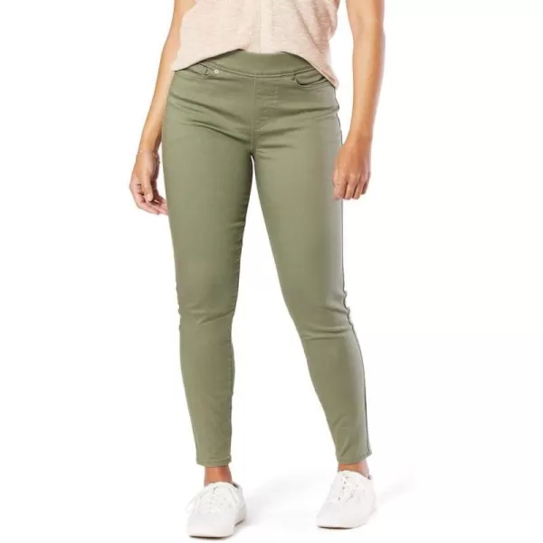 imageSignature by Levi Strauss ampamp Co Gold Womens Totally Shaping Pullon Skinny Jeans Available in Plus SizeDeep Lichen Green