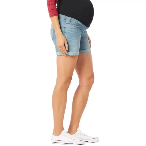 imageLevi Strauss Signature Gold Womens Maternity 5quot ShortFrosty Lakes