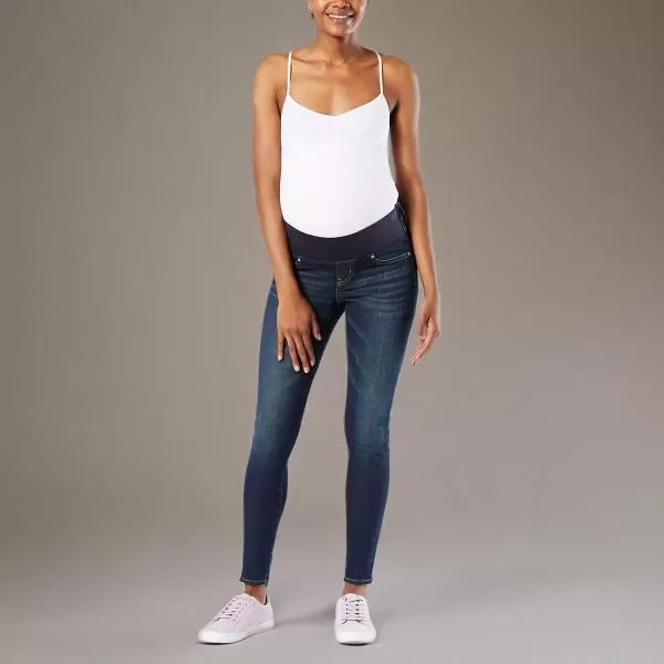 imageLevi Strauss Signature Gold Womens Maternity Baby Bump Skinny JeansBlue Lagunawaterless