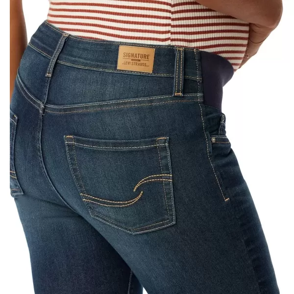 imageLevi Strauss Signature Gold Womens Maternity Baby Bump Skinny JeansBlue Lagunawaterless