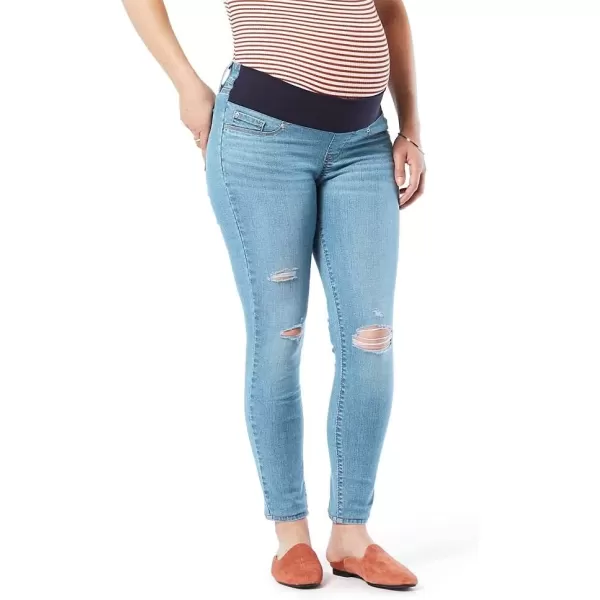 imageLevi Strauss Signature Gold Womens Maternity Baby Bump Skinny JeansFrosty Lakes