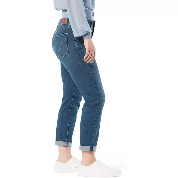 imageLevi Strauss Signature Gold Womens Mid Rise Slim Boyfriend Jeans Available in Plus SizeBefore Dusk