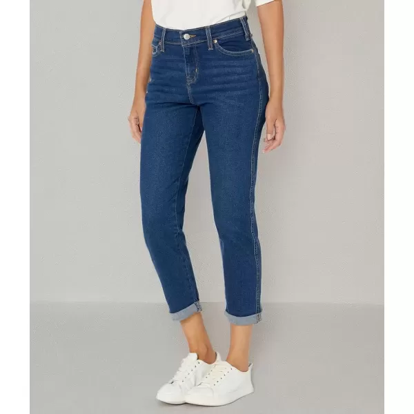 imageLevi Strauss Signature Gold Womens Mid Rise Slim Boyfriend Jeans Available in Plus SizeNew Wildwood Flower