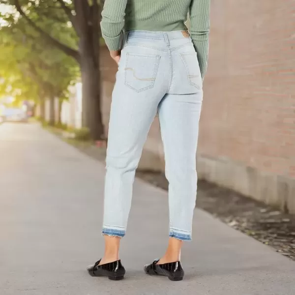 imageLevi Strauss Signature Gold Womens Mid Rise Slim Boyfriend Jeans Available in Plus SizeRoyal Olympic  Released Hem