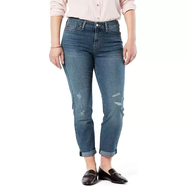 imageLevi Strauss Signature Gold Womens Mid Rise Slim Boyfriend Jeans Available in Plus SizeTwilight Ridge