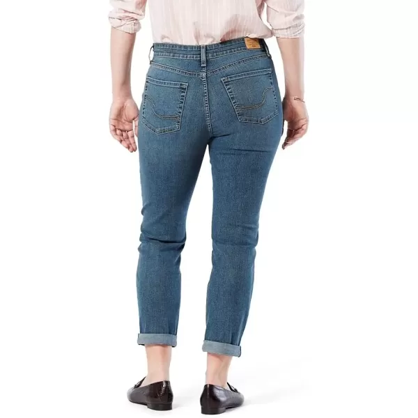 imageLevi Strauss Signature Gold Womens Mid Rise Slim Boyfriend Jeans Available in Plus SizeTwilight Ridge