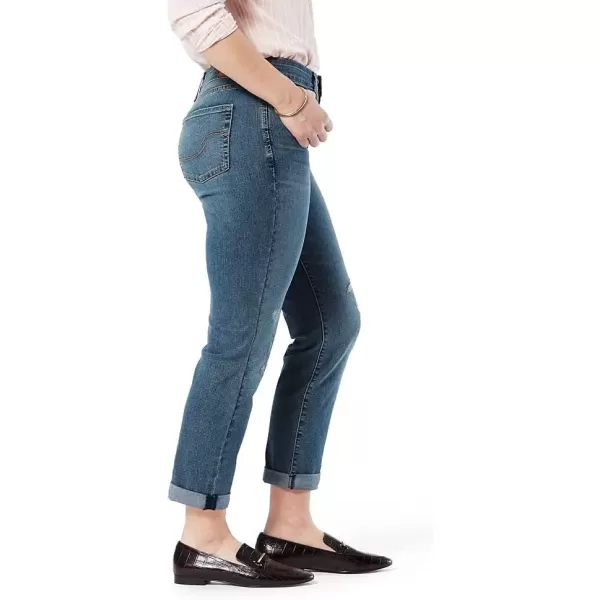 imageLevi Strauss Signature Gold Womens Mid Rise Slim Boyfriend Jeans Available in Plus SizeTwilight Ridge