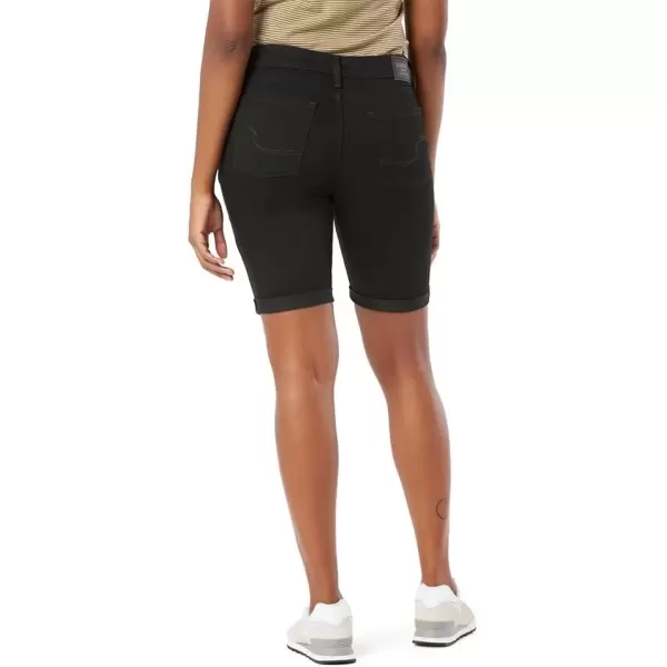imageSignature by Levi Strauss ampamp Co Gold Label Womens MidRise Bermuda Shorts Also Available in PlusBlack Opal