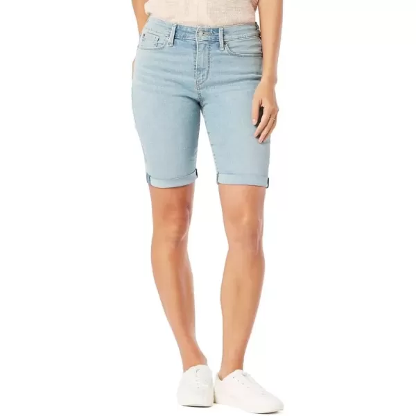 imageSignature by Levi Strauss ampamp Co Gold Label Womens MidRise Bermuda Shorts Also Available in PlusCrystal Star