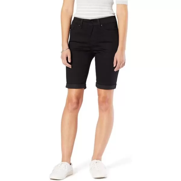 imageSignature by Levi Strauss ampamp Co Gold Label Womens MidRise Bermuda Shorts Also Available in PlusNight Sky