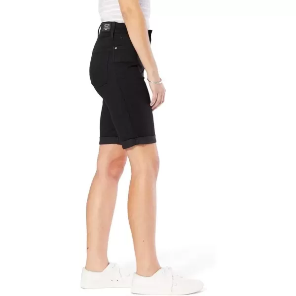 imageSignature by Levi Strauss ampamp Co Gold Label Womens MidRise Bermuda Shorts Also Available in PlusNight Sky
