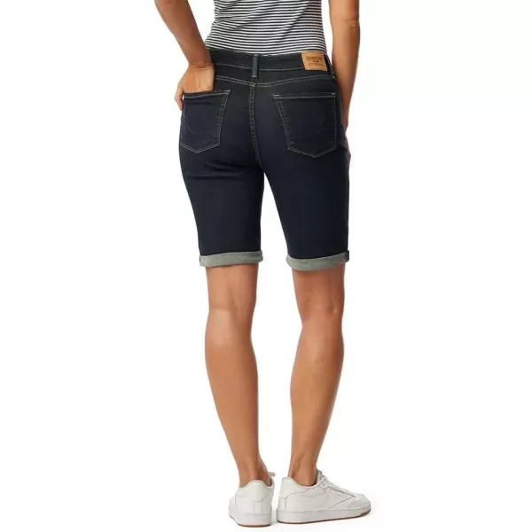 imageSignature by Levi Strauss ampamp Co Gold Label Womens MidRise Bermuda Shorts Also Available in PlusStormy Skywaterless