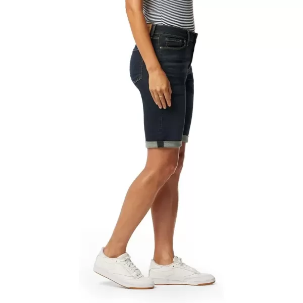 imageSignature by Levi Strauss ampamp Co Gold Label Womens MidRise Bermuda Shorts Also Available in PlusStormy Skywaterless