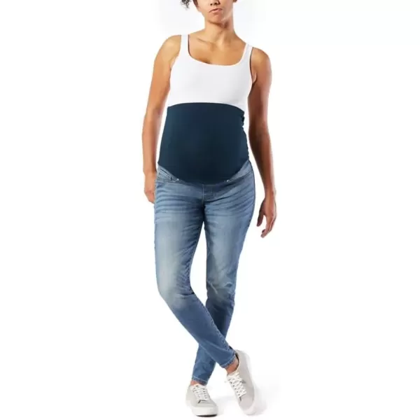 imageSignature by Levi Strauss ampamp Co Womens Maternity Skinny JeansBlue Icewaterless