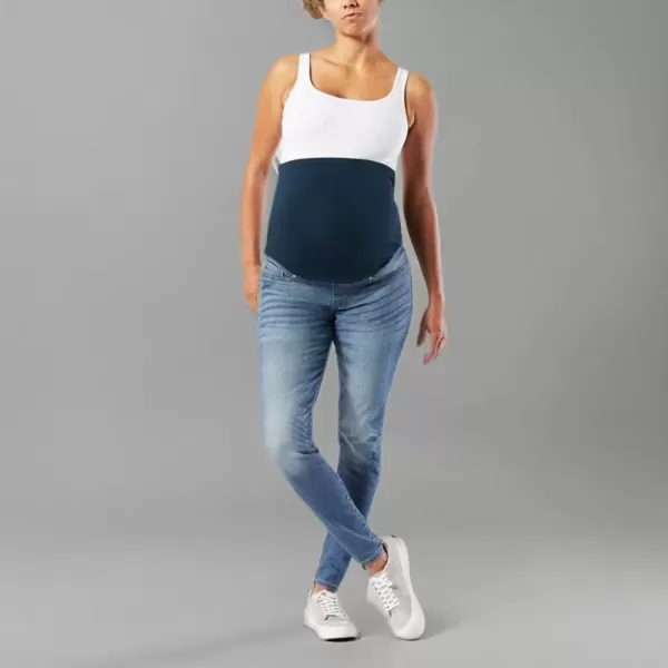 imageSignature by Levi Strauss ampamp Co Womens Maternity Skinny JeansBlue Icewaterless